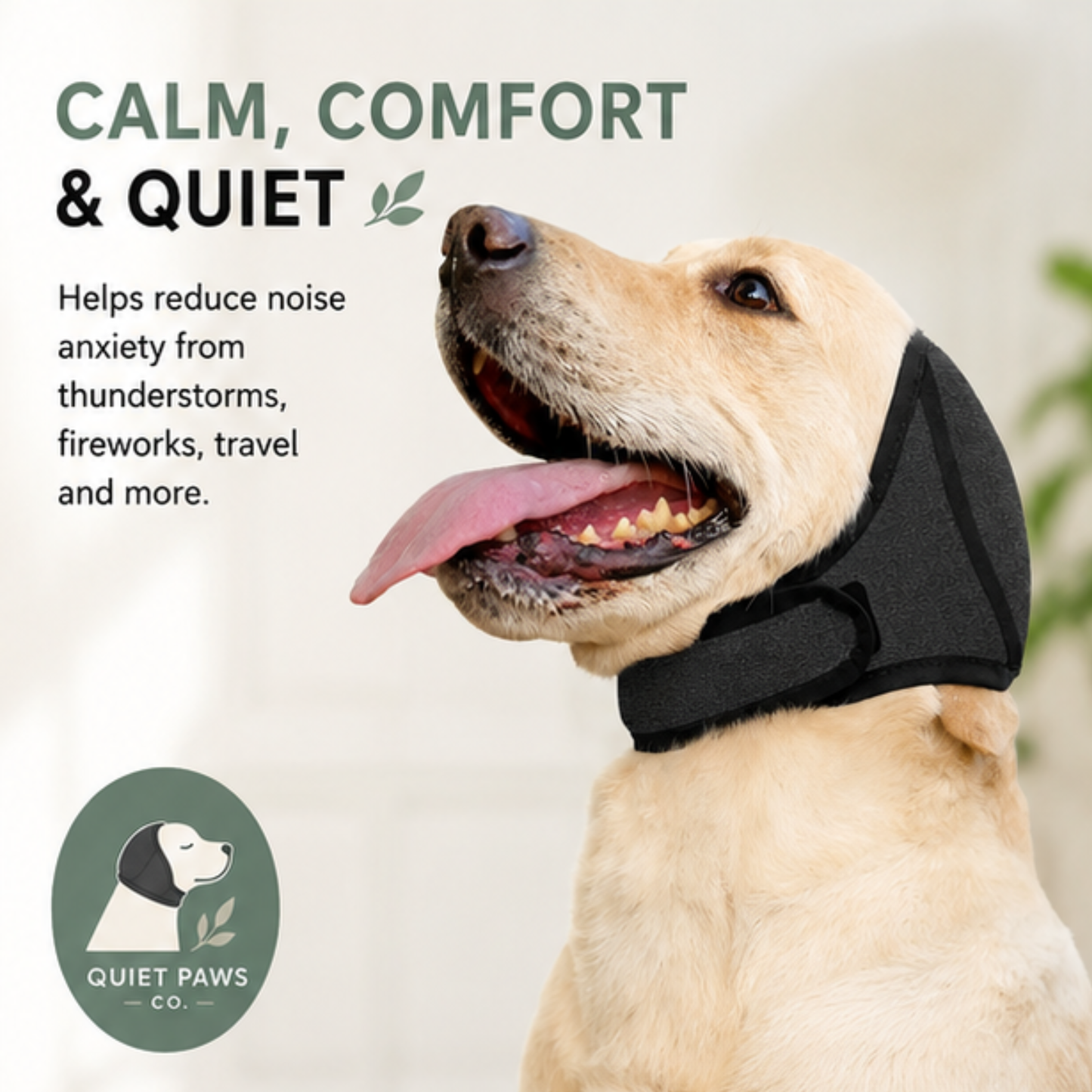 Quiet Paws Noise Sound Anxiety Ear Wrap